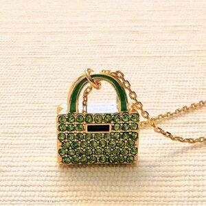 KATE SPADE 💚 Sweet Treasures Mini Purse Pendant Necklace NWT